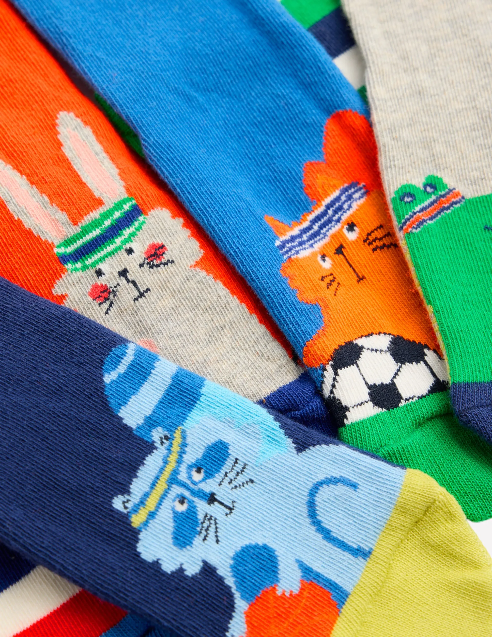 7-Pack Socks-Sporty Animals