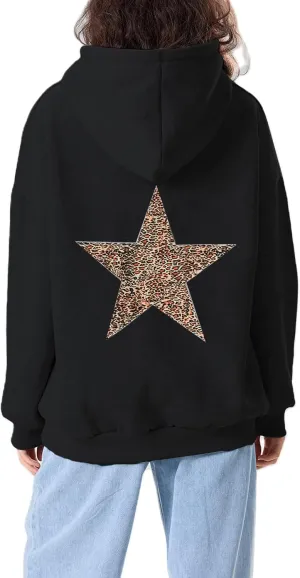 Amiblvowa Graphic Hoodies for Women Teen Girls Oversized Vintage Embroidery Floral Sweatshirts Y2k Cute Beach Preppy Clothes