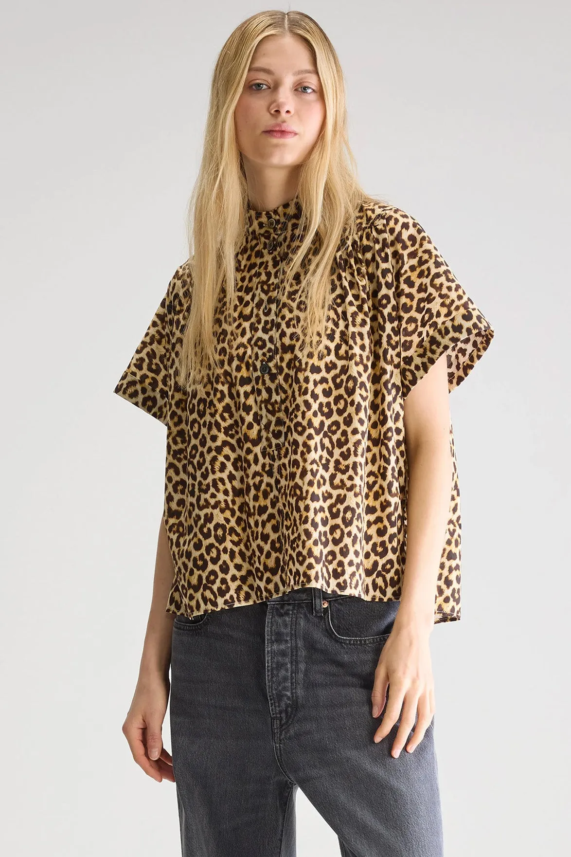 Bellerose Pears Display J Leopard Blouse