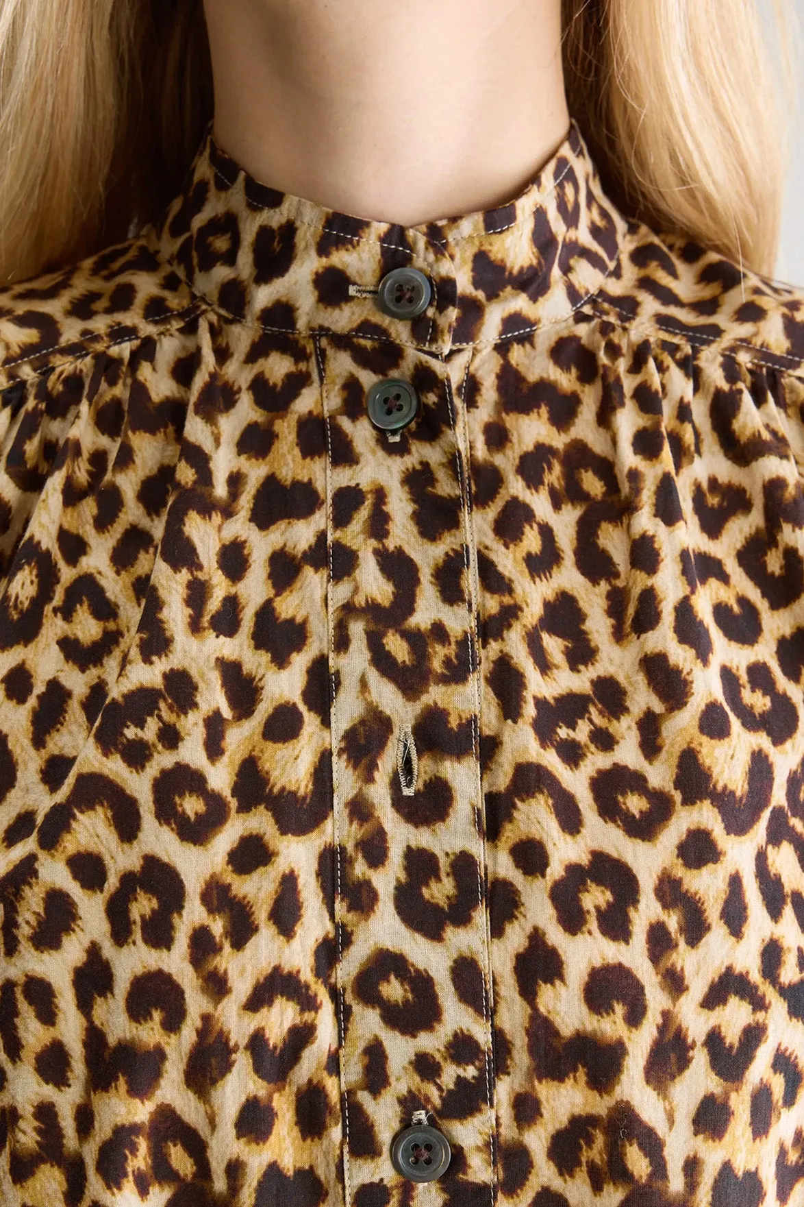 Bellerose Pears Display J Leopard Blouse
