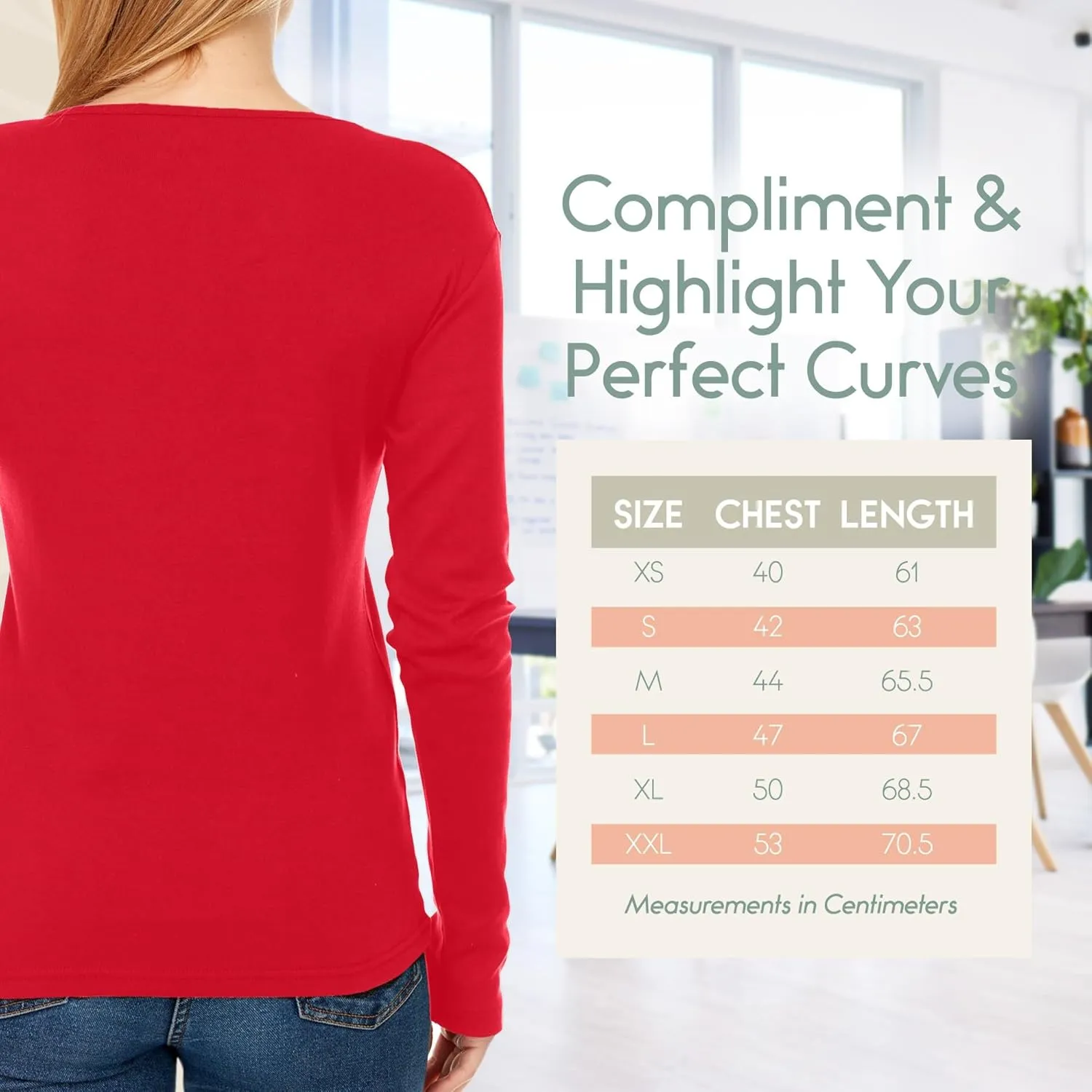 Brix Women's Long Sleeve Tee - Crewneck Cotton T-Shirt Tagless Super Soft Classic and Fitted.