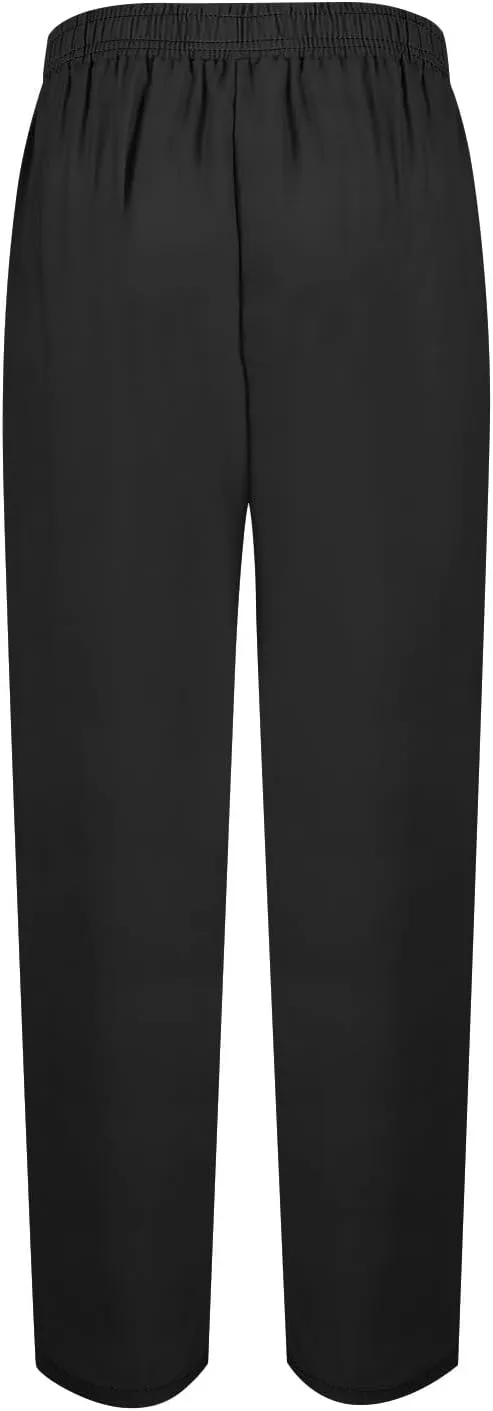 Cotton Linen Trouser Pants for Women Boho Beach Capris Pants 2024 Casual Summer Lightweight Drawstring Pants Pockets
