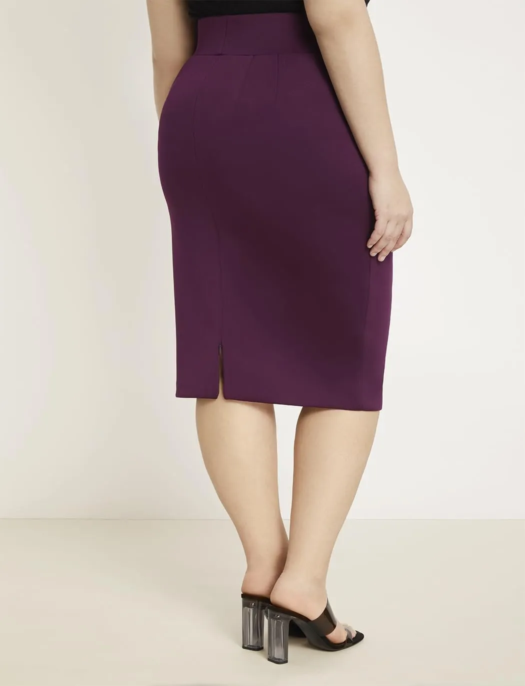 ELOQUII Women's Plus Size Neoprene Pencil Skirt