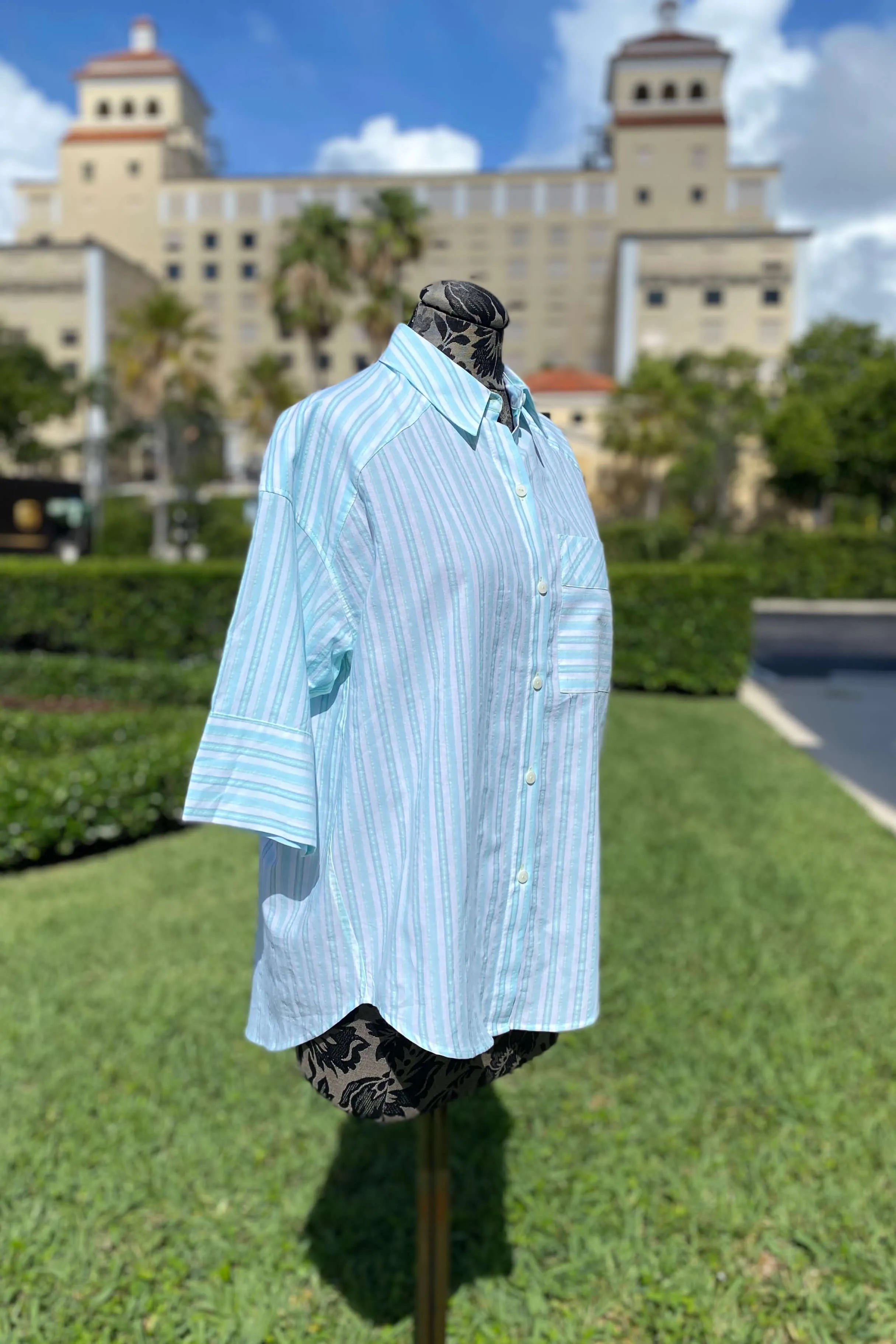 Foxcroft Costal Stripe Tunic
