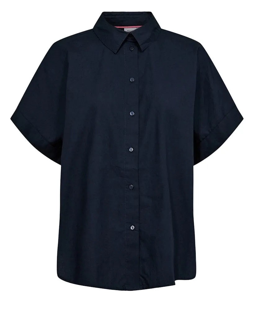 Giana Short Sleeve Shirt Dark Sapphire