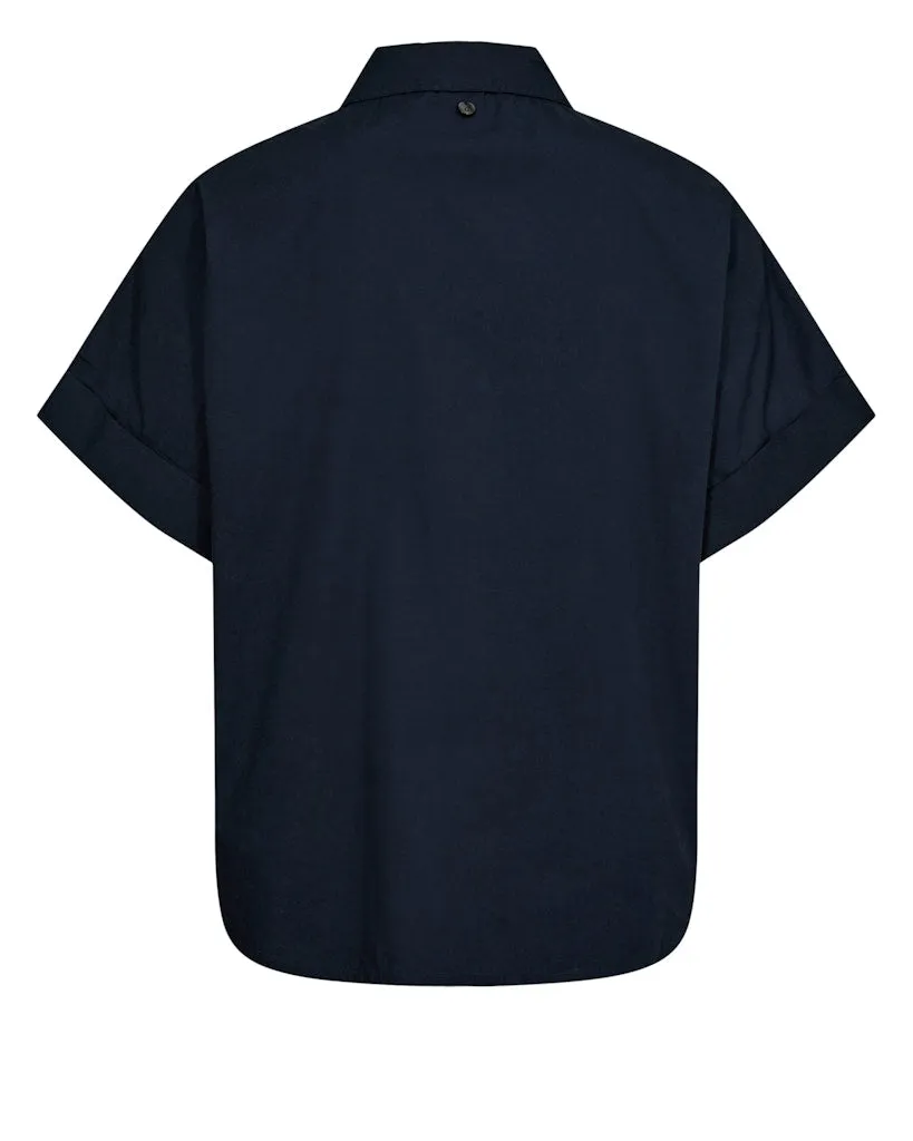 Giana Short Sleeve Shirt Dark Sapphire