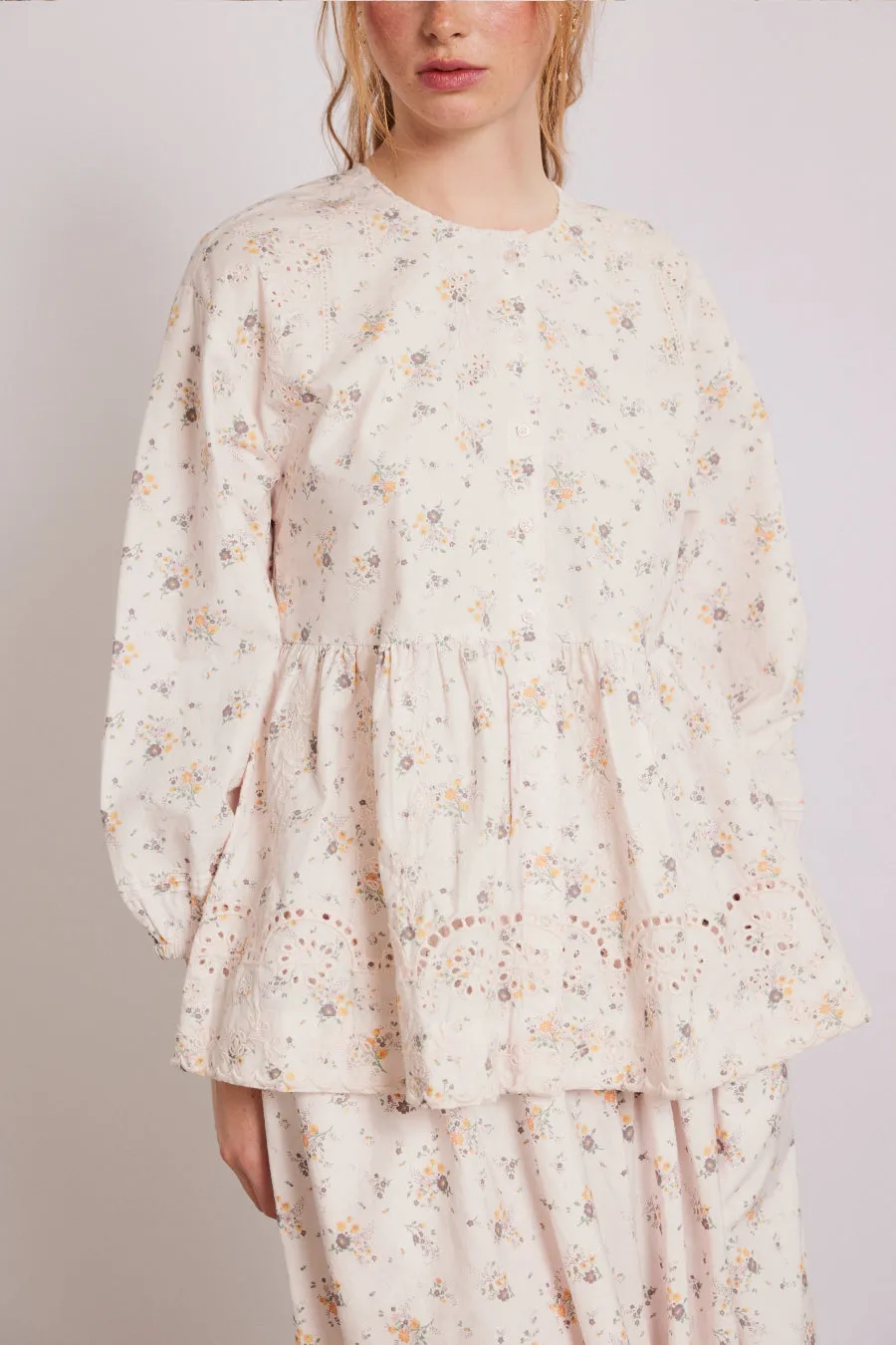 Gretchen Blouse Vintage Ditsy Print