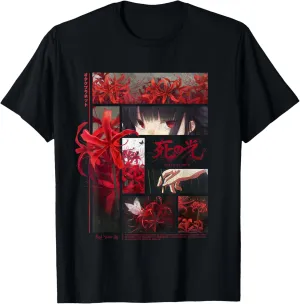 Japanese spider lilies anime flower in soft grunge aesthetic T-Shirt