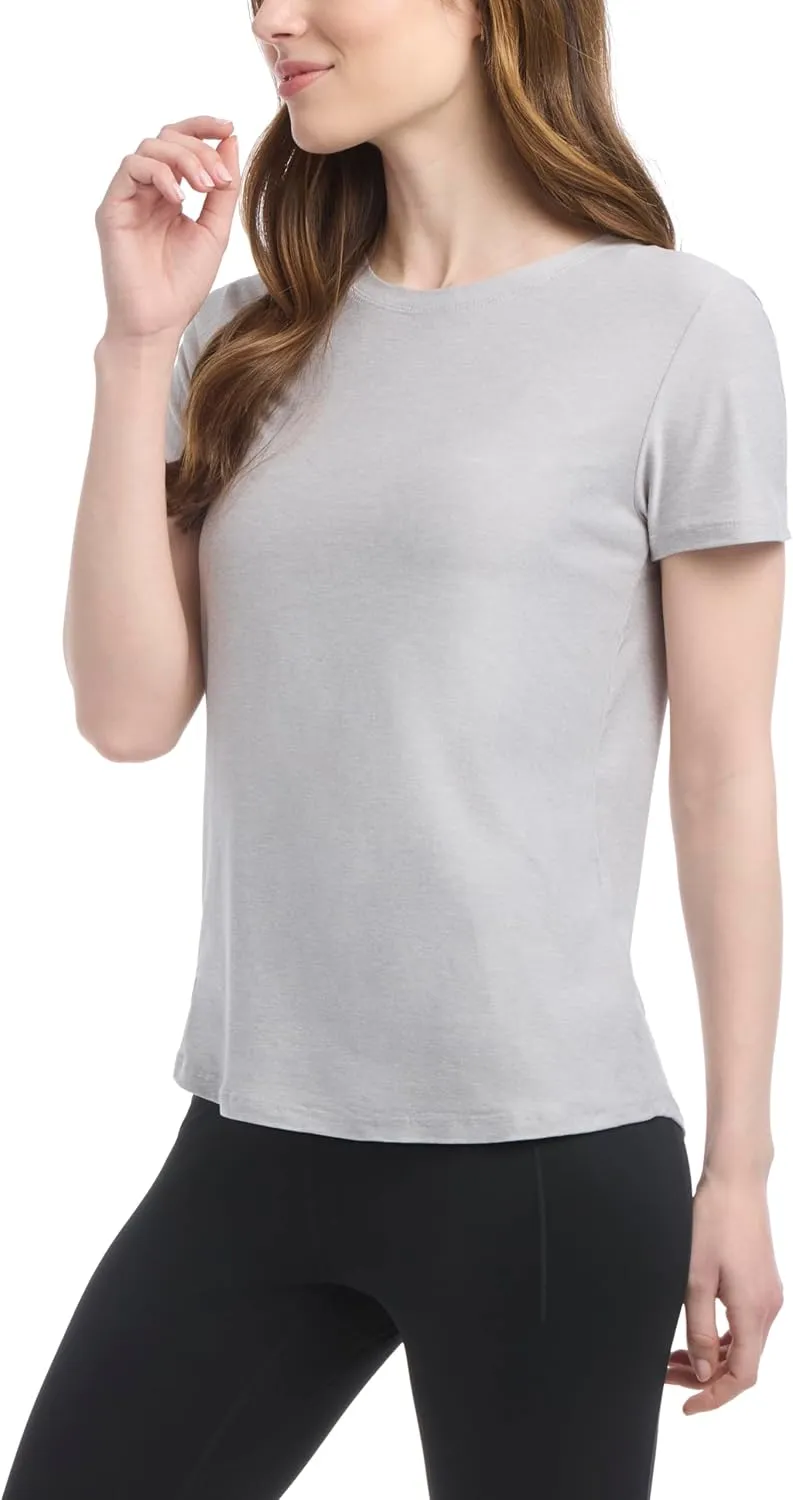 Jockey Women's Active 2-Pack Butter Soft Essential T-Shirt