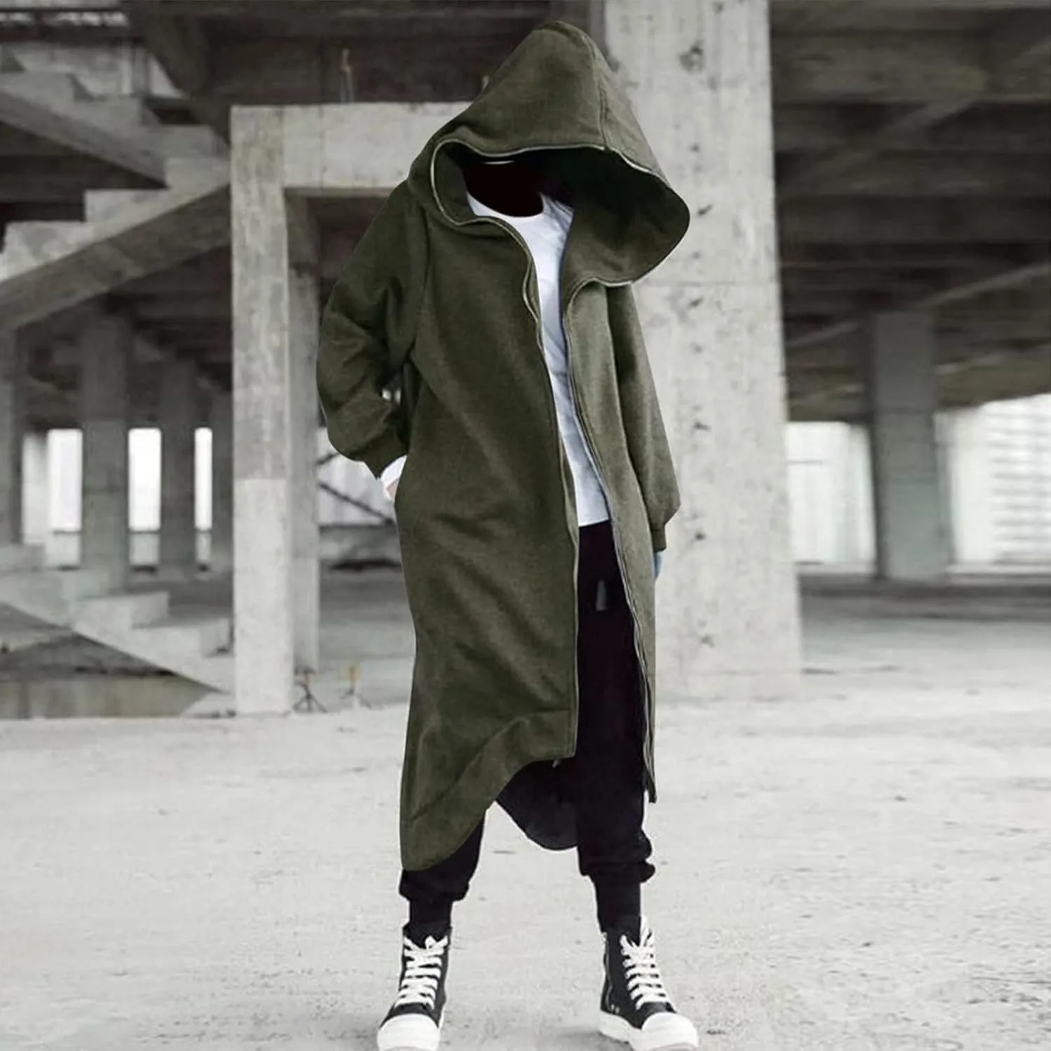 LCMTWX Men Hoodies And Winter Casual Loose Solid Hooded Sweater Top Sports Hooded Jacket Fleece Zip Hoodie Sweatshirt
