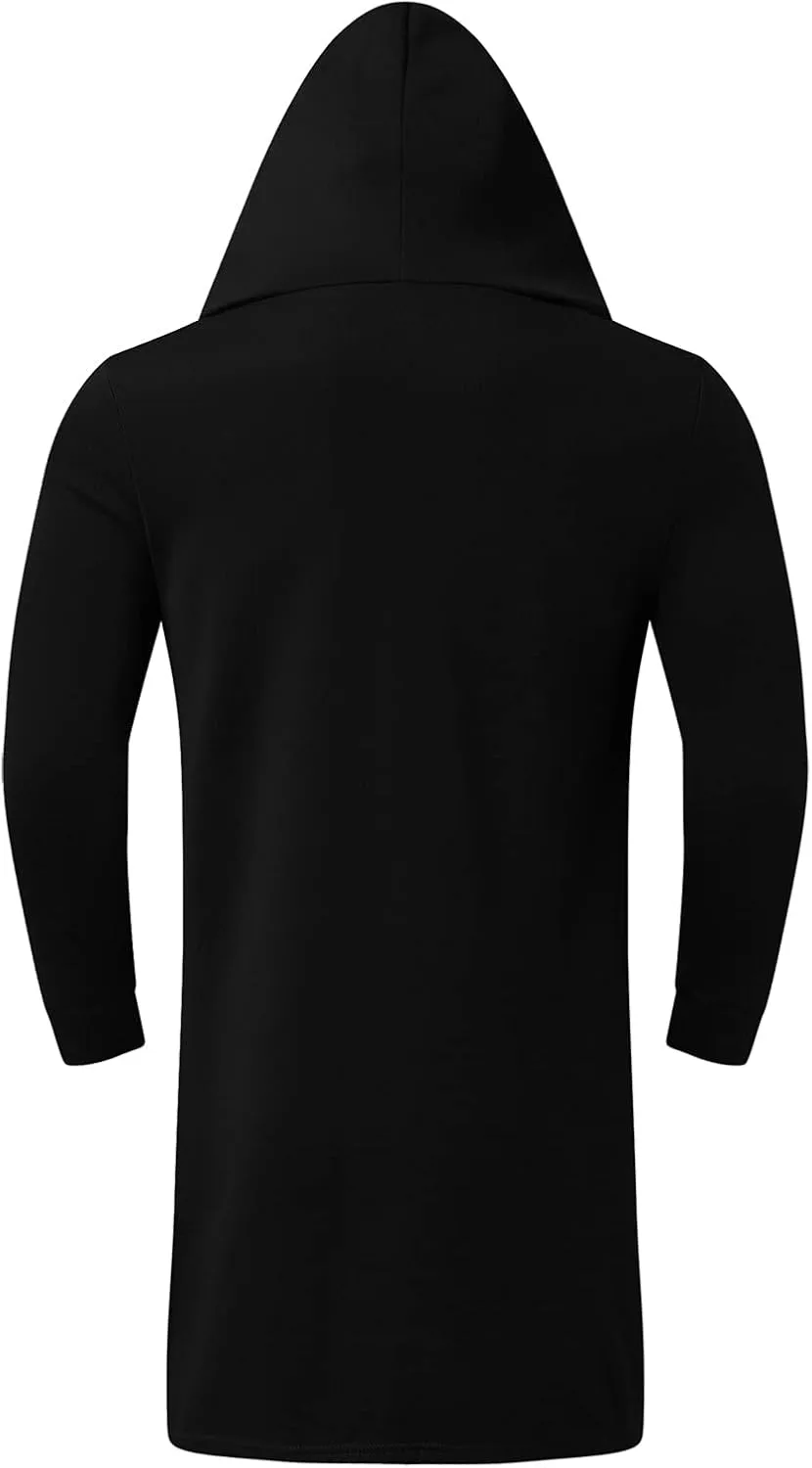 LCMTWX Men Hoodies Casual Hoodies for Men Solid Hooded Sweater Top Pullover Hooded Sweatshirt for Men Pullover Hooded