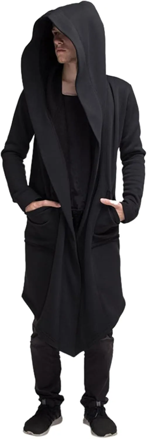 LCMTWX Men Hoodies Casual Hoodies for Men Solid Hooded Sweater Top Pullover Hooded Sweatshirt for Men Pullover Hooded