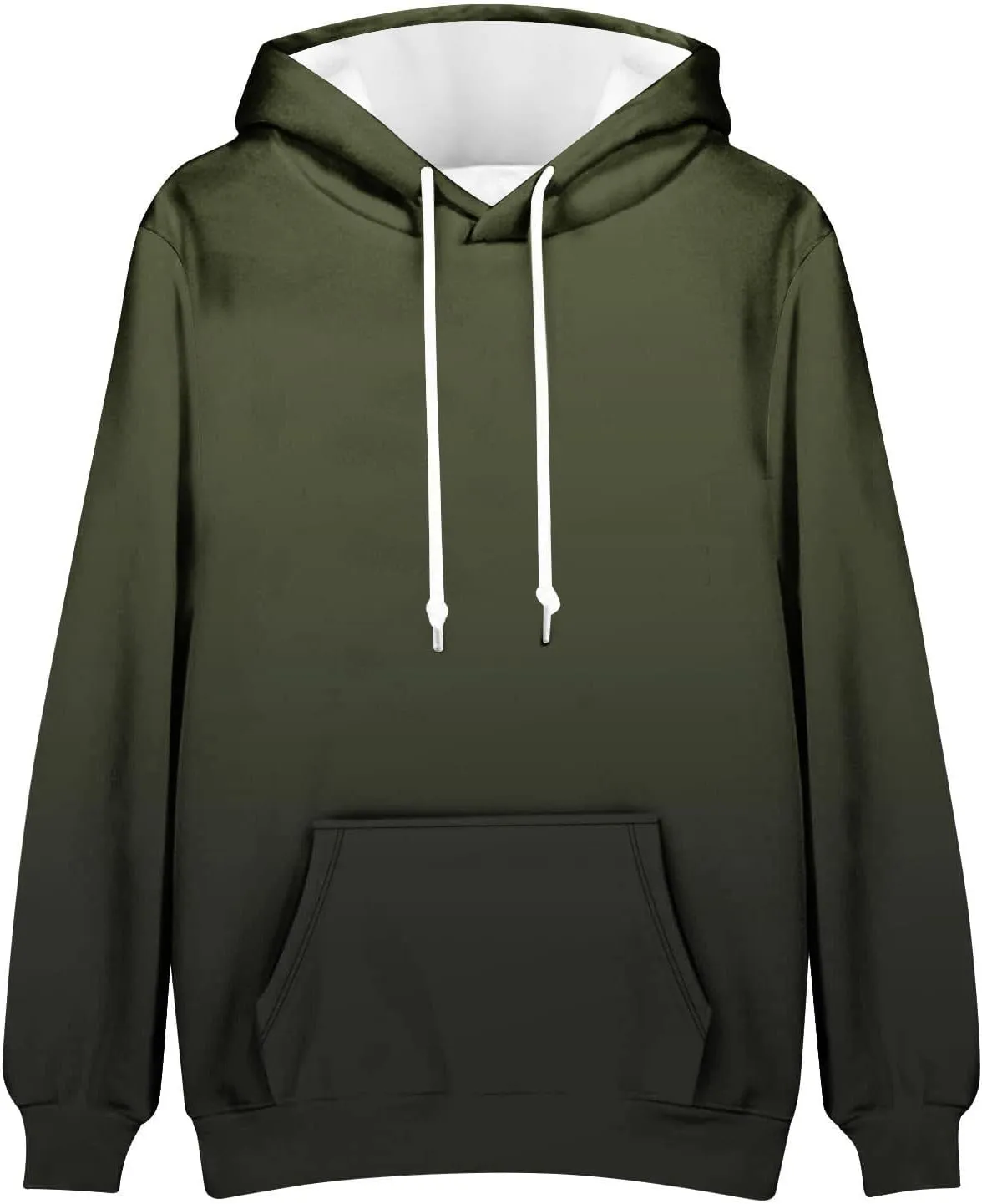 Men Sweatshirt Running Soft Outerwear Long Sleeve Lightweight Drawstring Hoodies Stylish Casual Athletic Sweatshirt