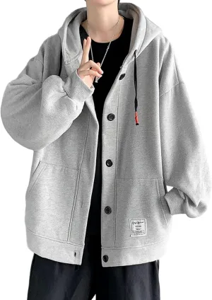Men Women Harajuku Preppy Hoodies, Korean Aesthetic Oversized Soft Clothes Academia Hooded Sweatshirts Winter Fall