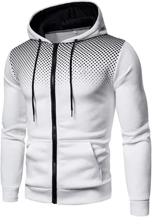 Men's Full Zip Up Hoodie Lightweight Soft Warm Hooded Sweatshirts Fashion Casual Work Active Jackets With Kanga Pocket