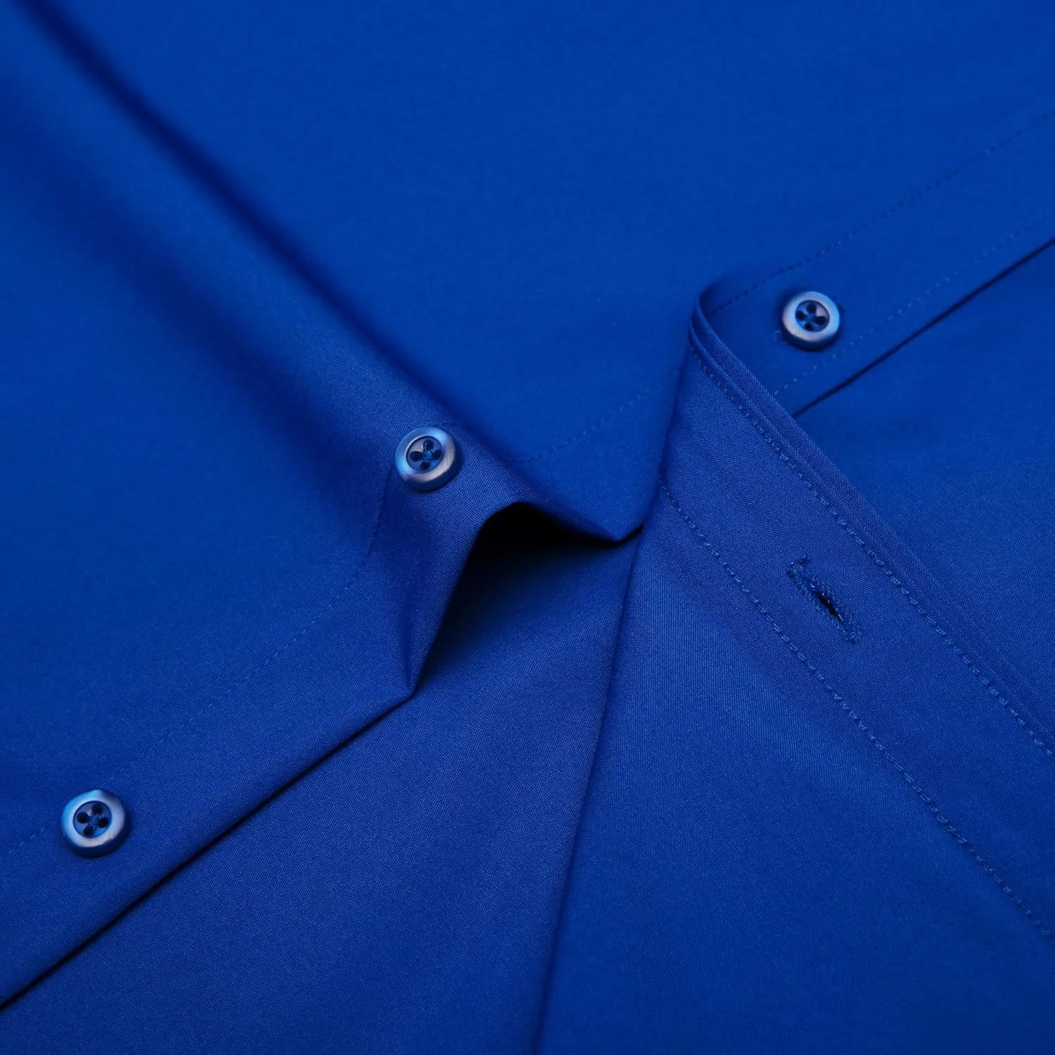 Men's Solid Soft Button Down Shirts Long Sleeve Casual Regular Fit Dress Shirt with Pocket