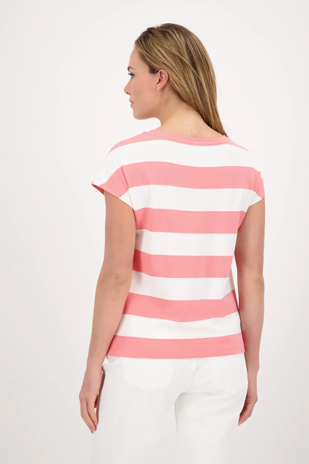 Monari Block Stripe T Shirt M407426