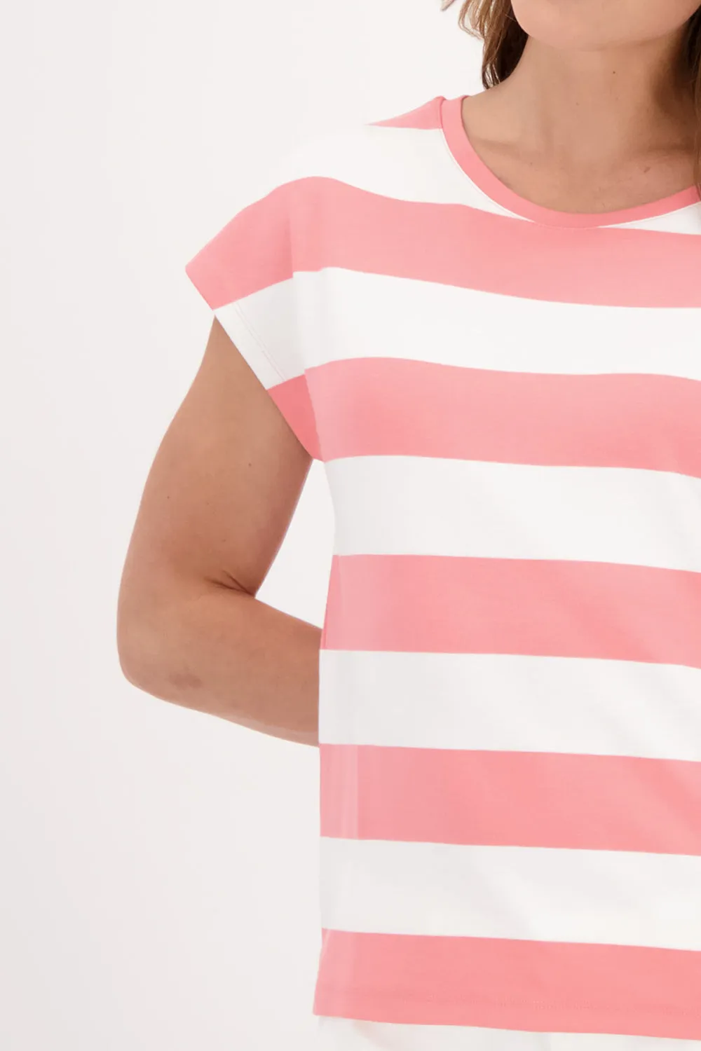 Monari Block Stripe T Shirt M407426