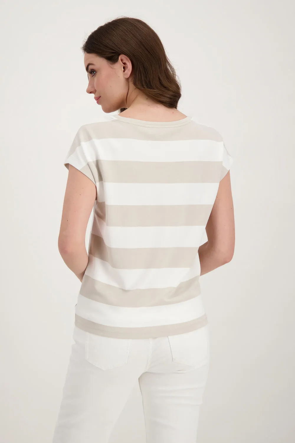 Monari Block Stripe T Shirt M407426