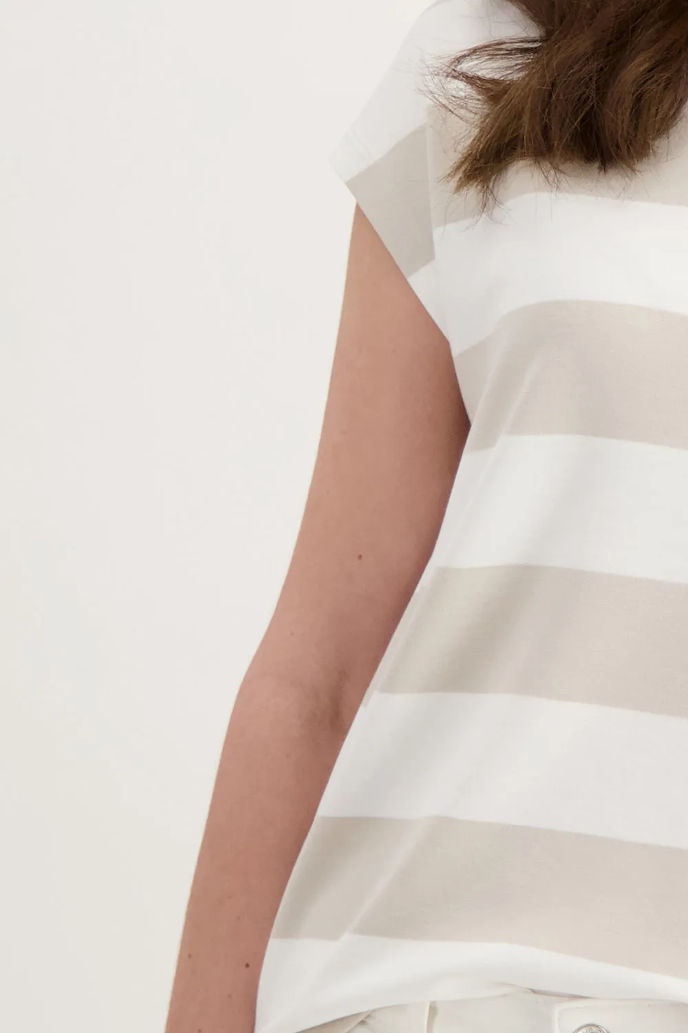 Monari Block Stripe T Shirt M407426