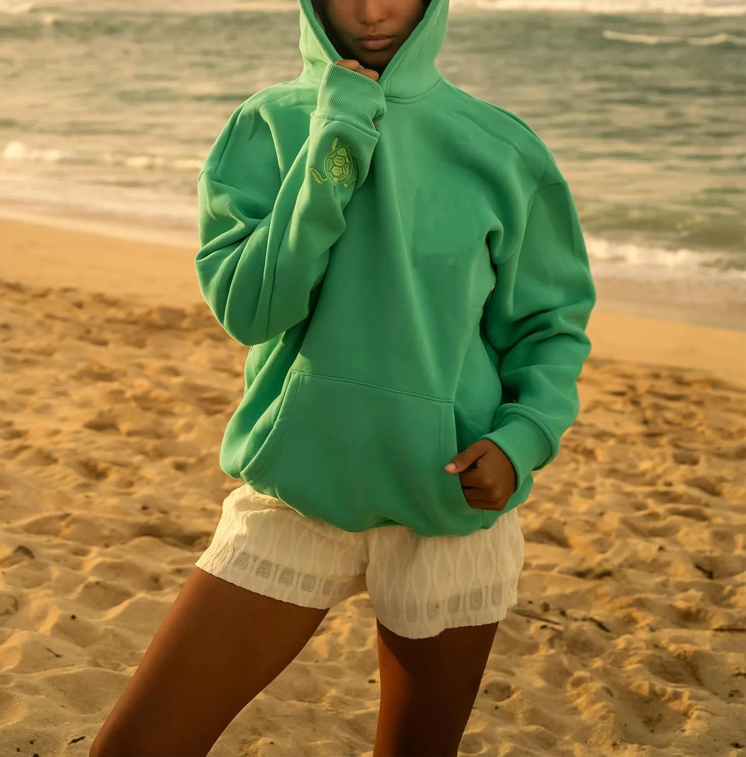 Muineobuka Women Y2K Graphic Hoodies Flower Embroidery Oversized Hooded Sweatshirt Vintage Aesthetic Hoodies Streetwear