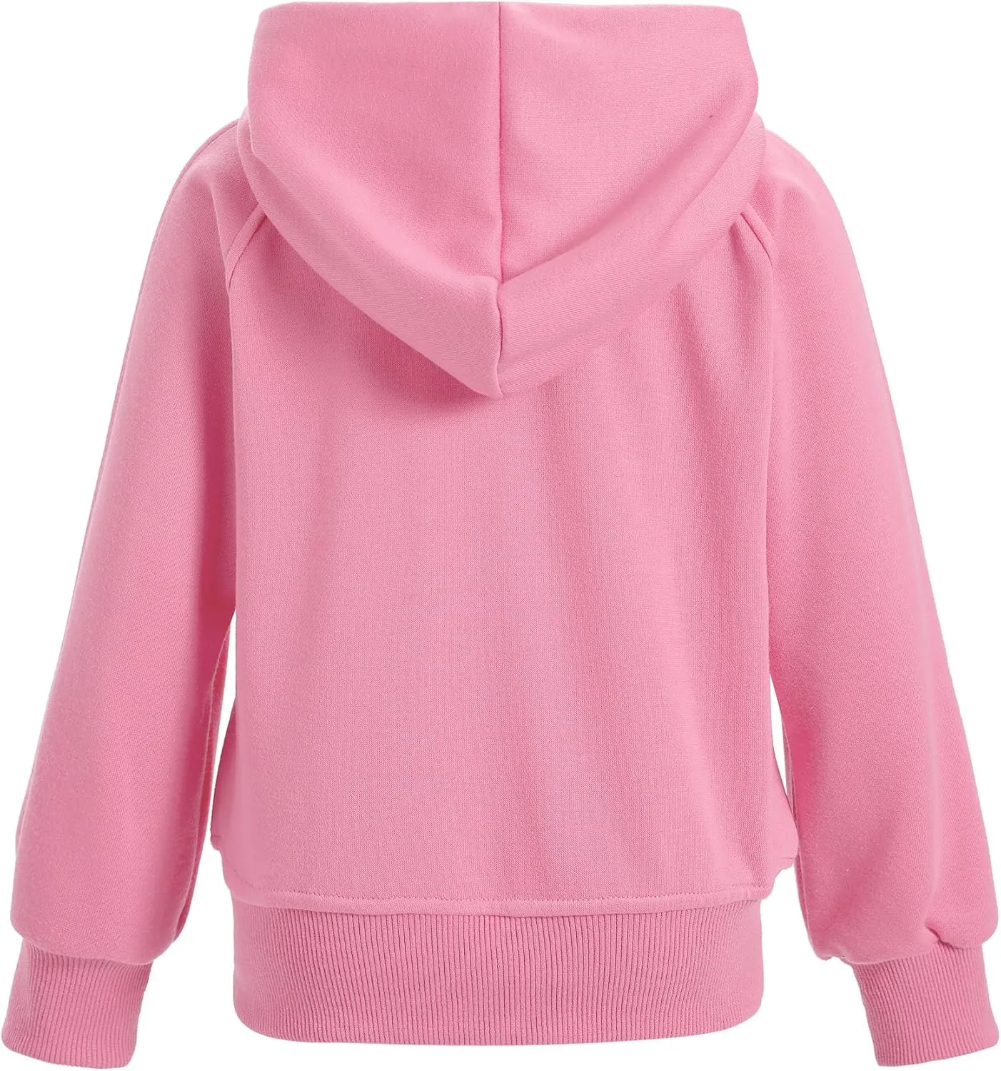 OBEEII Little Girls Sweatshirt Fleece Long Sleeve Zip Up Hoodies Half Zipper Sweatshirt with Pockets Fall Winter Pullover Top