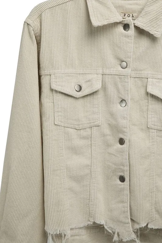 Oversized Bohemian Ribbed Long Sleeve Shacket