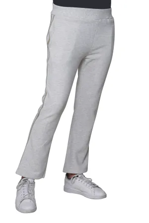 Plus Size French Terry Pant with Lurex Tuxedo Stripe Trim