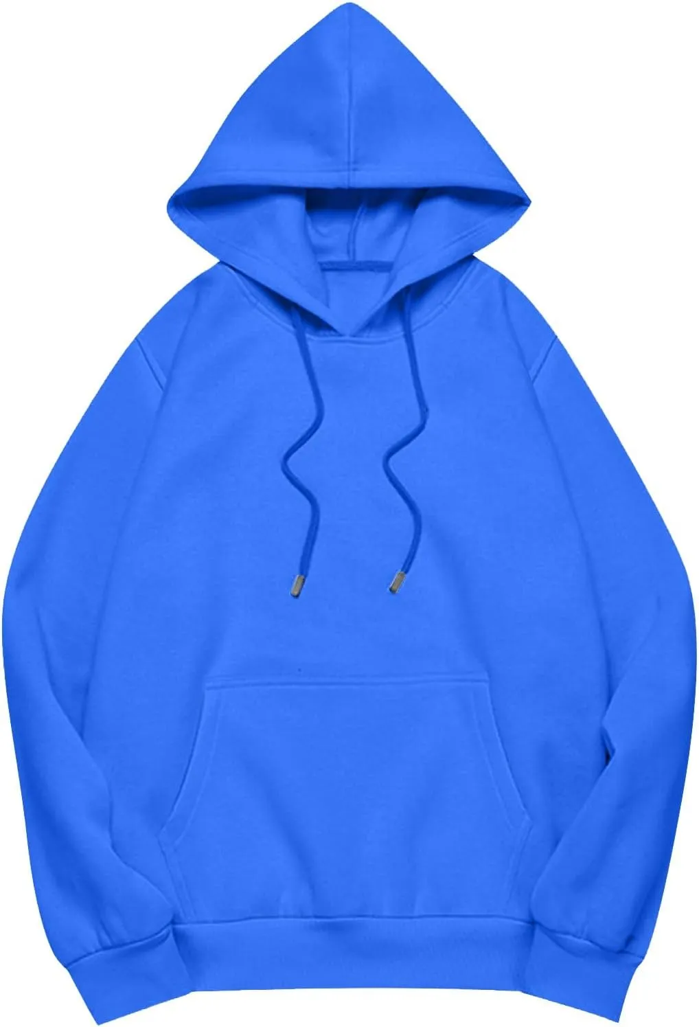 Plus Size Hoodie for Women Drop Shoulder Fleece Oversized Sweatshirts Baggy Pullover Tops Warm Winter Coat w/Pockets