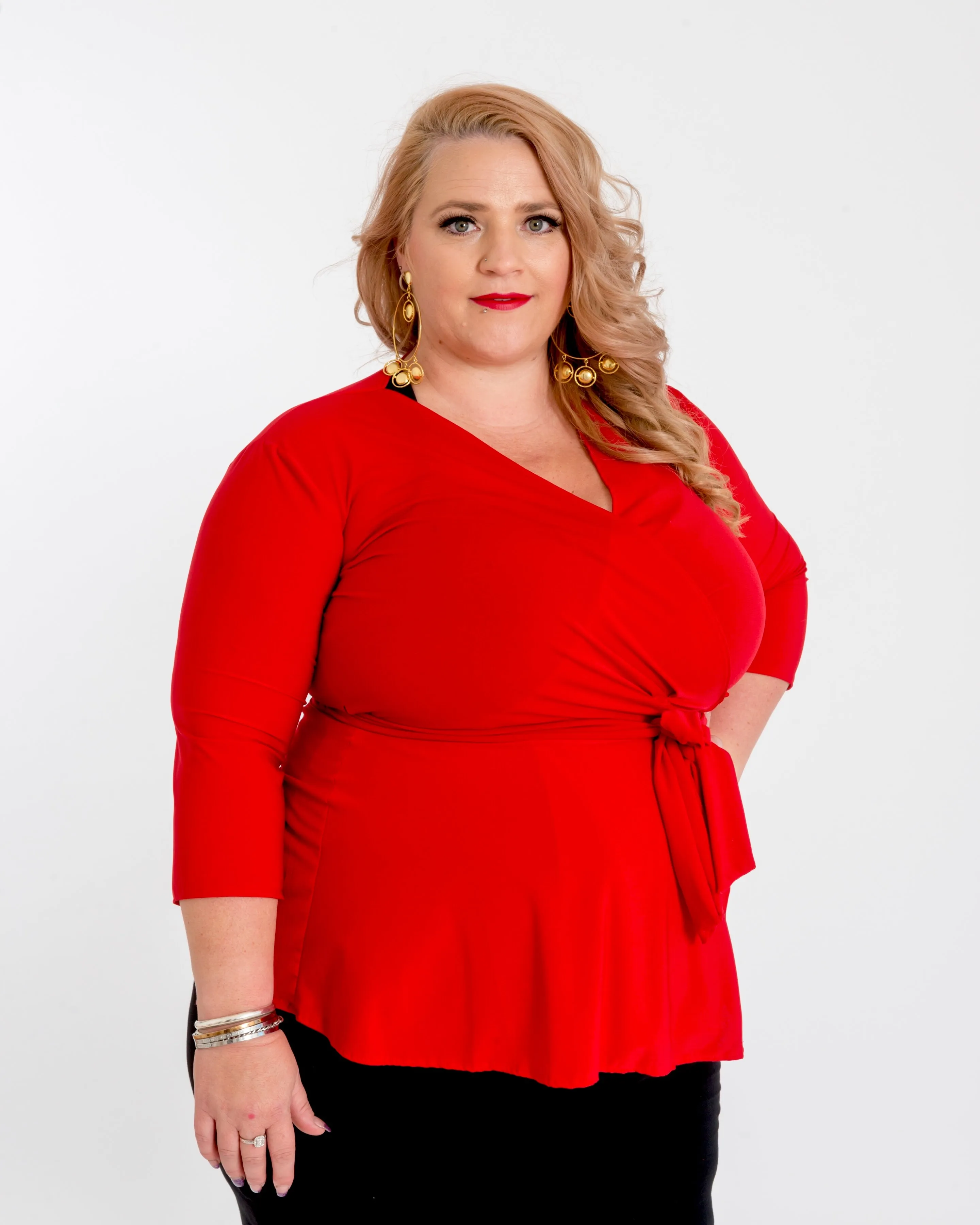 Red - Wrap Top