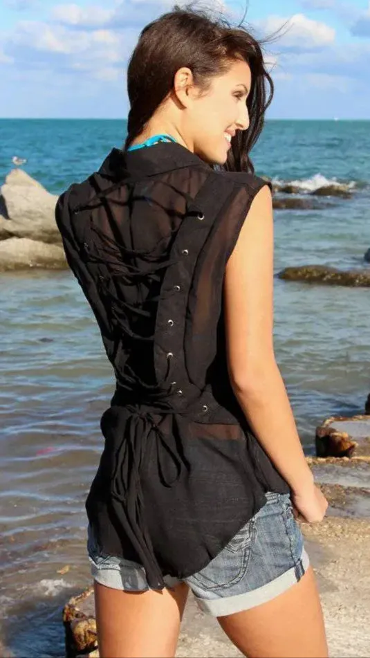 Sheer Summer Tops from La Moda