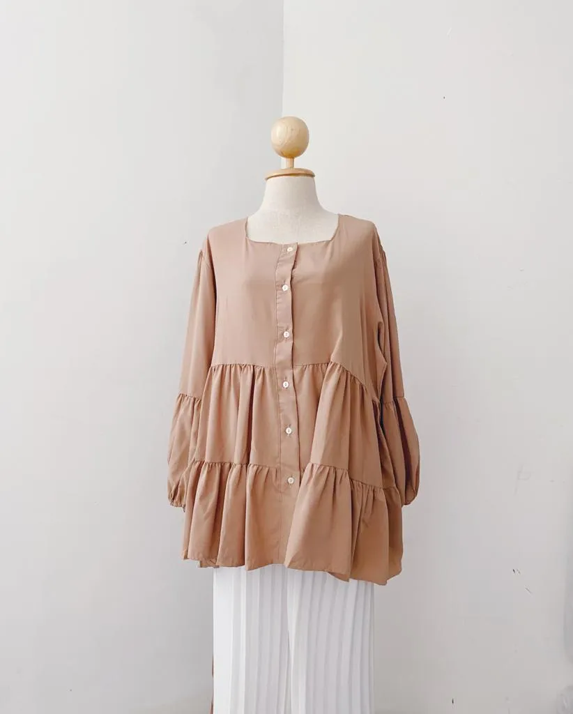 Square Neck Tops - Crystal