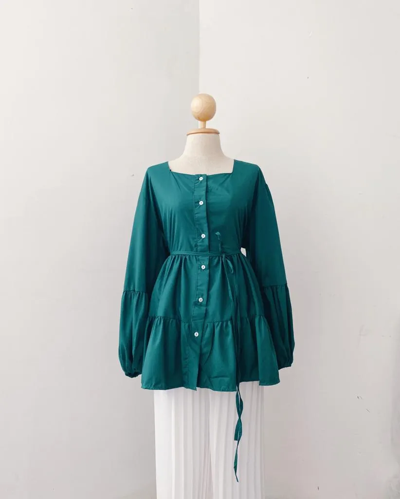 Square Neck Tops - Crystal