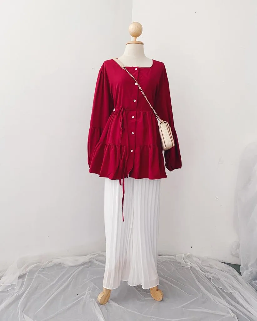 Square Neck Tops - Crystal