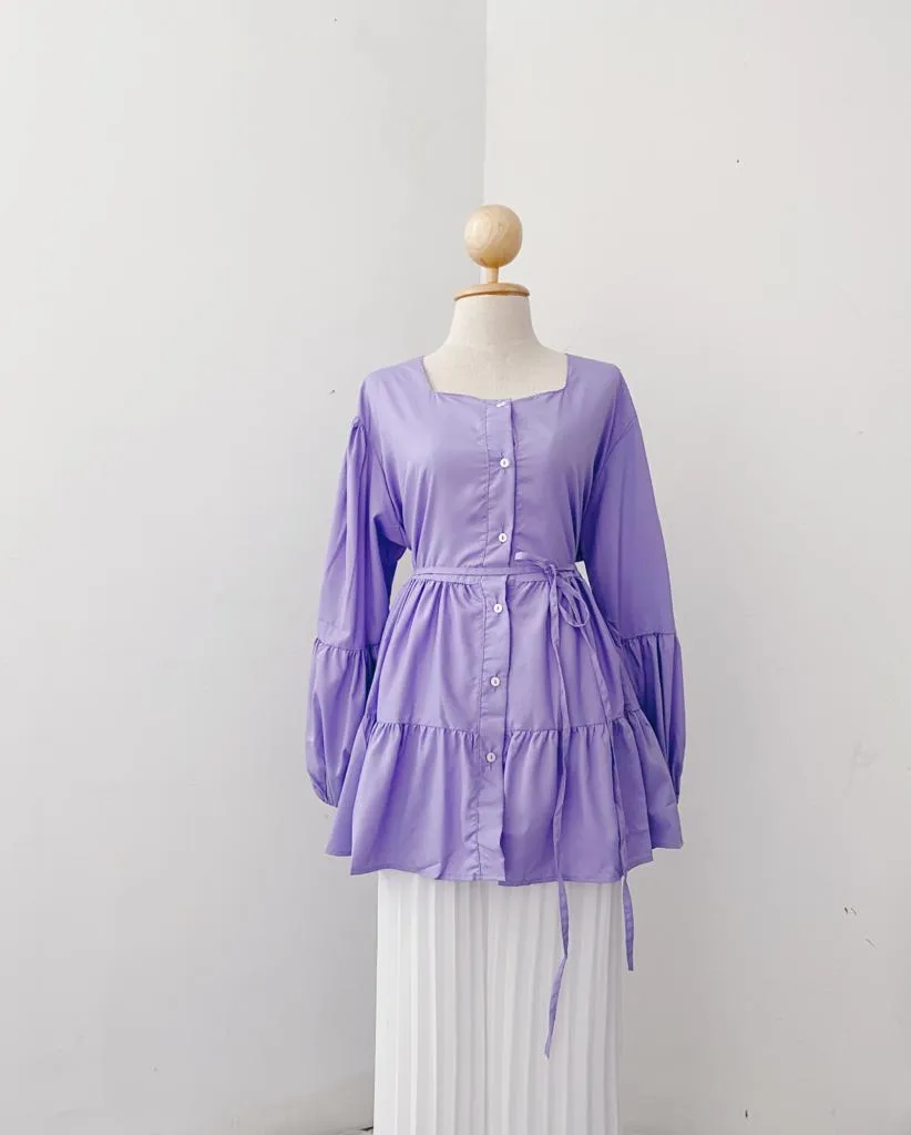 Square Neck Tops - Crystal