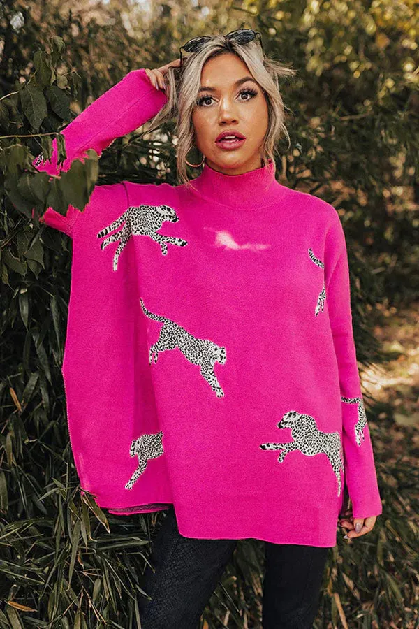 Uitverkoop 49% kortingTijger en luipaardprint Retro Stijl Lange Mouwen Casual Top
