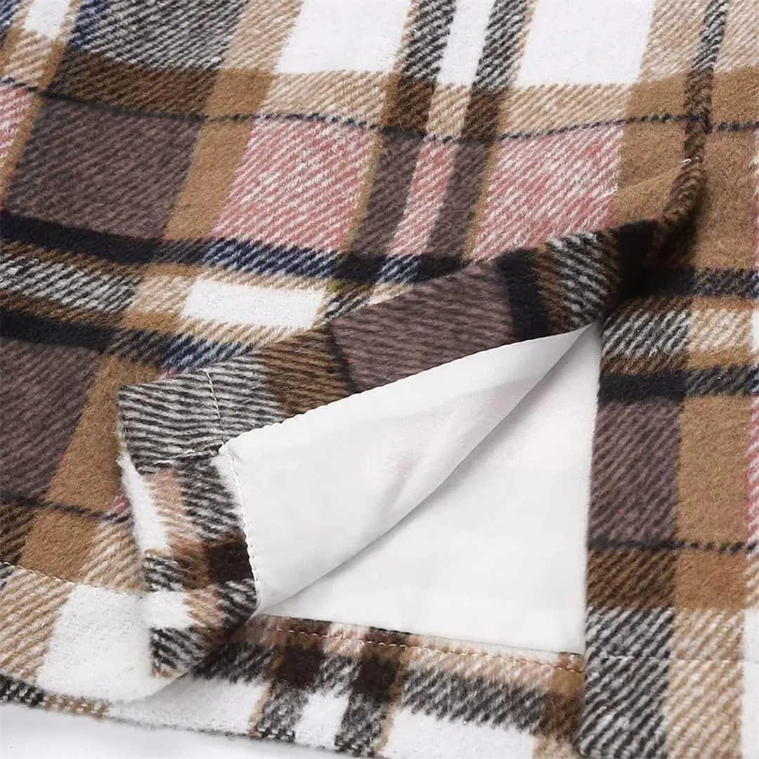 Women Preppy Style and Office Pencil Plaid Skirt Slim Fit Pencil Mini Skirt